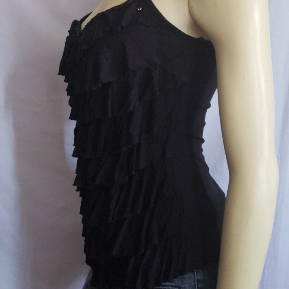 NEW GUESS SPAGHETTI STRAP SHIRT SZ S - Picture 2 of 6